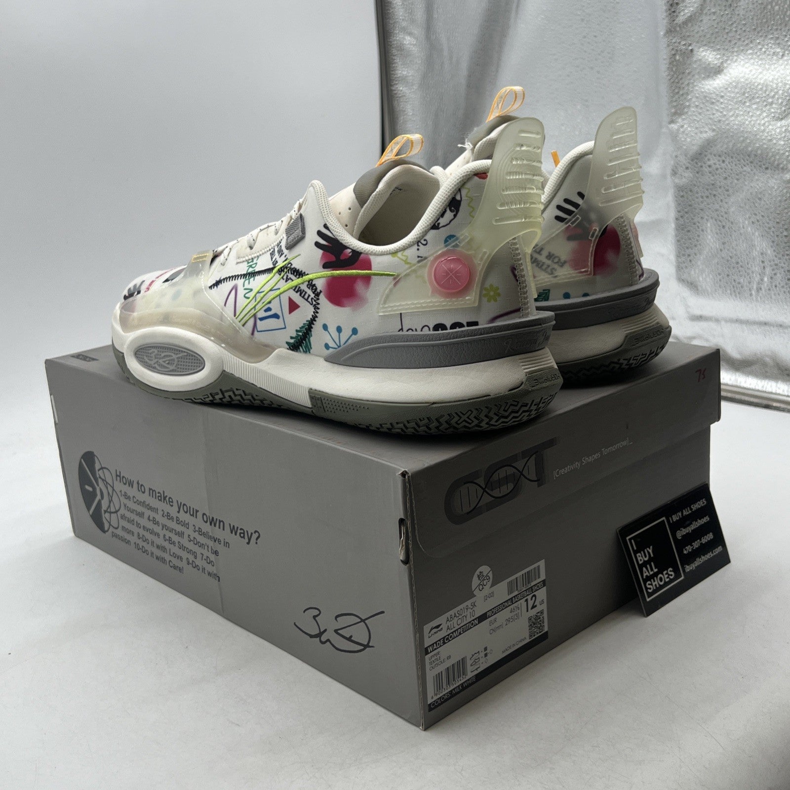 Size 12 - Li-Ning Way of Wade All City 10 Recycle Edition