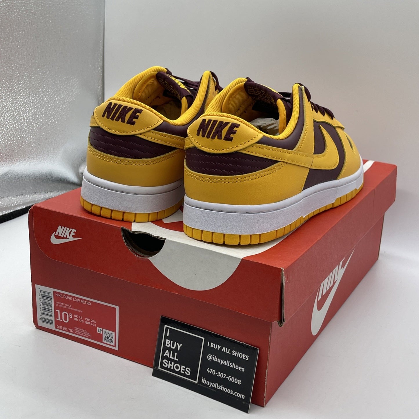 Size 10.5 - Nike Dunk Low Retro Arizona State Sun Devils 2022 (DD1391-702)