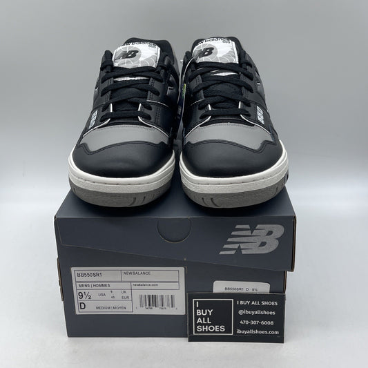 Size 9.5 - New Balance 550 Grey Black White Leather (BB550SR1)