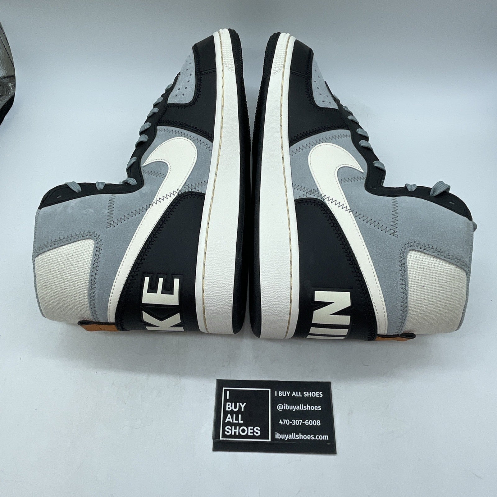 Size 12 - Nike Terminator High Black and Light Pumice (FJ4198-001)