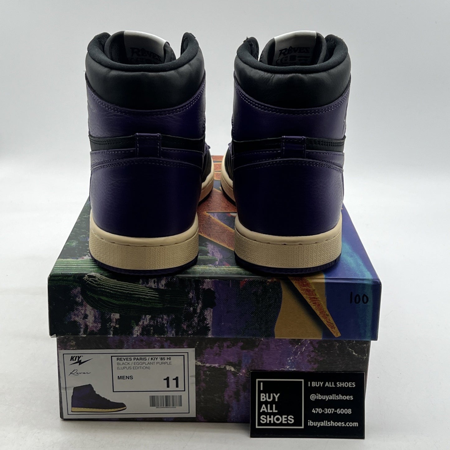 Size 11 - Air Kiy 85 Hi  Reeves Paris Lupus Awareness