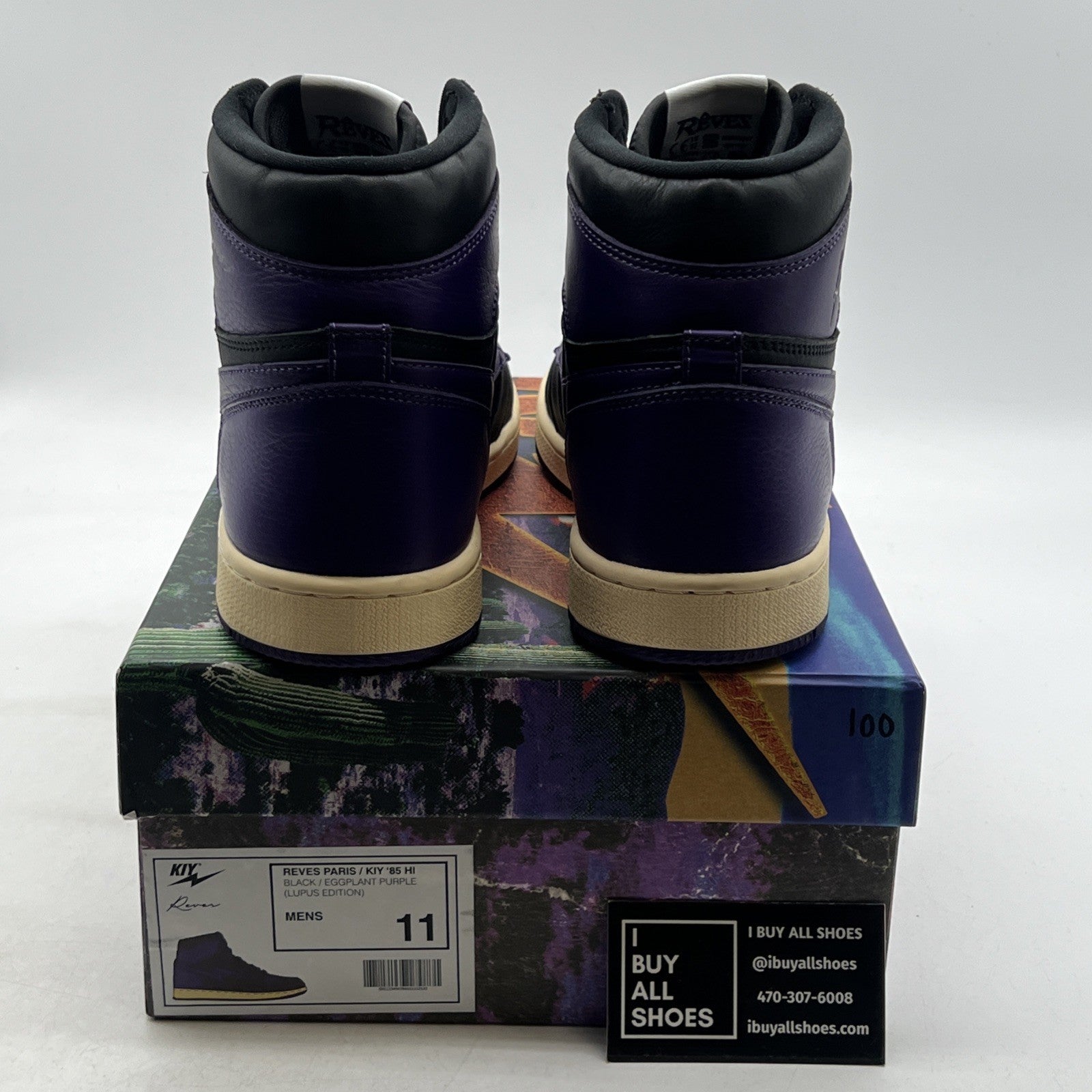 Size 11 - Air Kiy 85 Hi  Reeves Paris Lupus Awareness