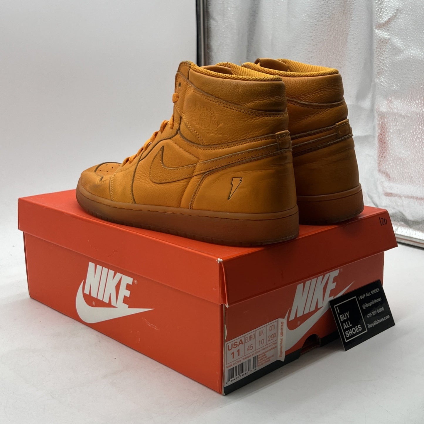 Size 11 - Air Jordan 1 Retro OG G8RD High Orange Peel (AJ5997-880)