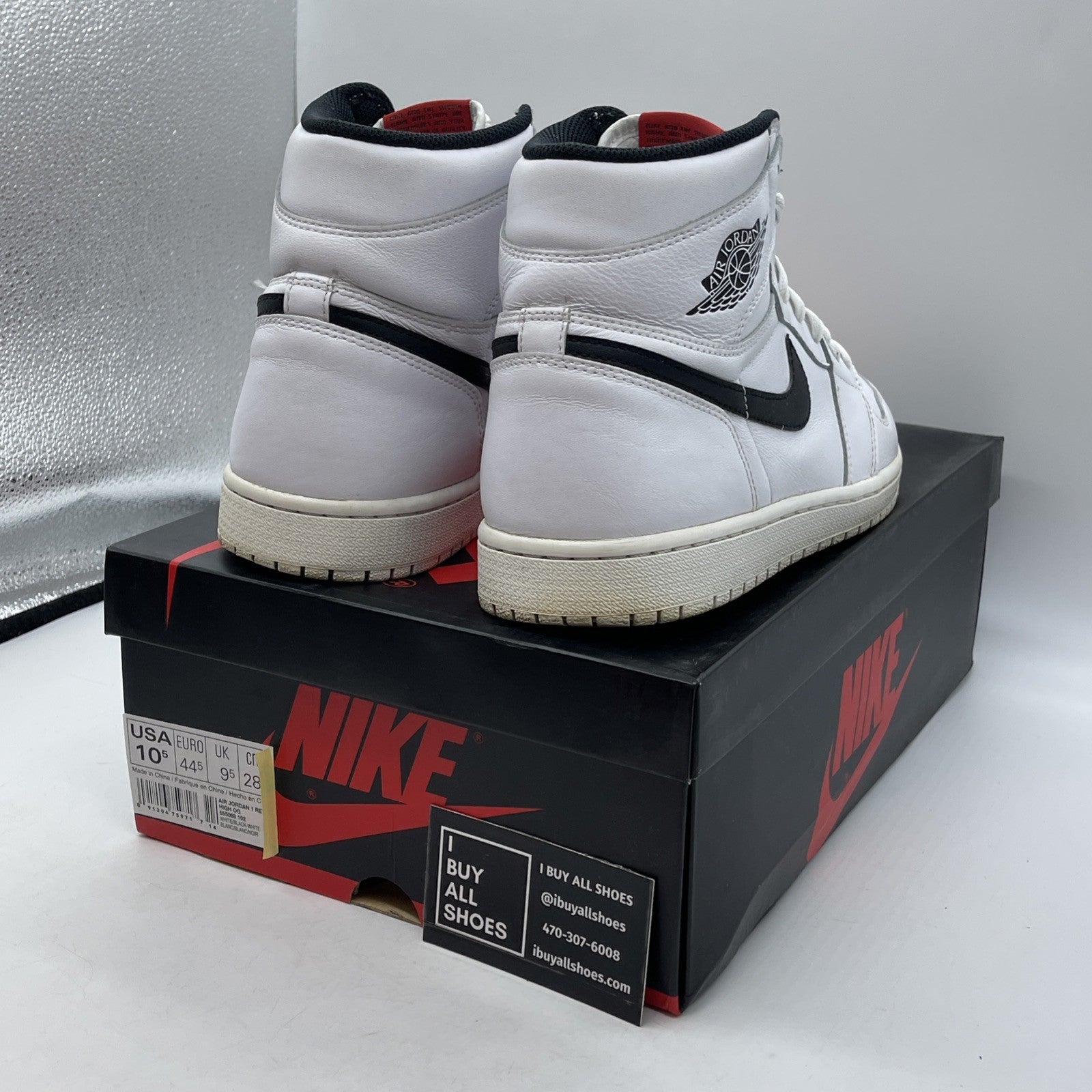 Size 10.5 - Air Jordan 1 Retro OG Premium High Yin Yang Leather (555088-102)