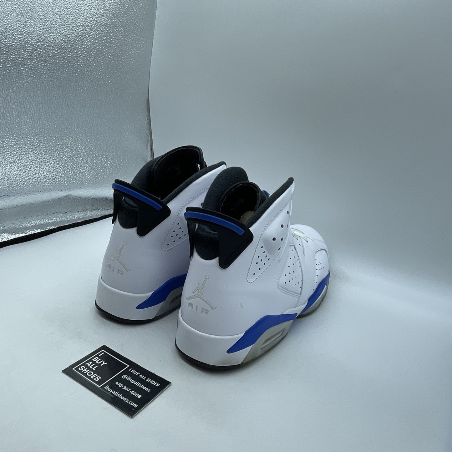 Size 14 - Air Jordan 6 Retro 2014 Sport Blue (384664-107)