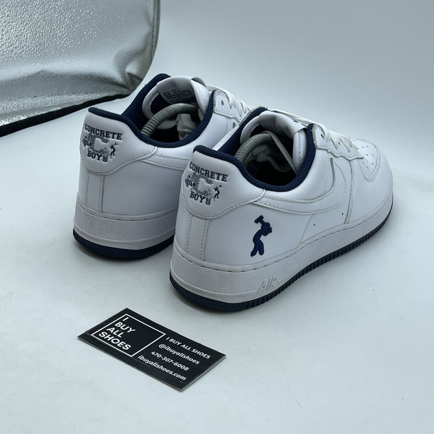Size 10.5 - Nike Lil Yachty x Air Force 1 Low Concrete Boys Blue (IB5720-100)