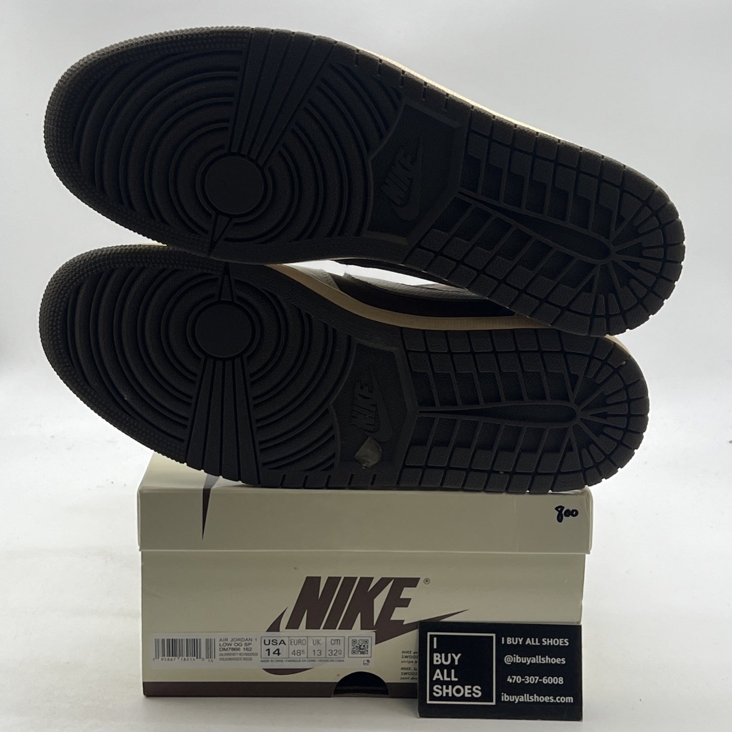 Size 14 - Air Jordan 1 Low OG x Travis Scott Reverse Mocha (DM7766-162)
