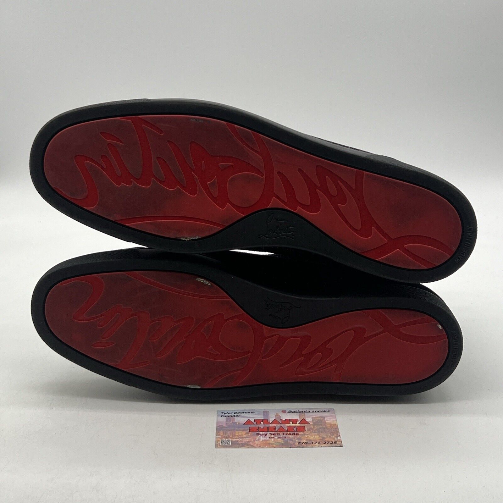 Size 13 - Christian Louboutin Louis Orlato High top Sneakers