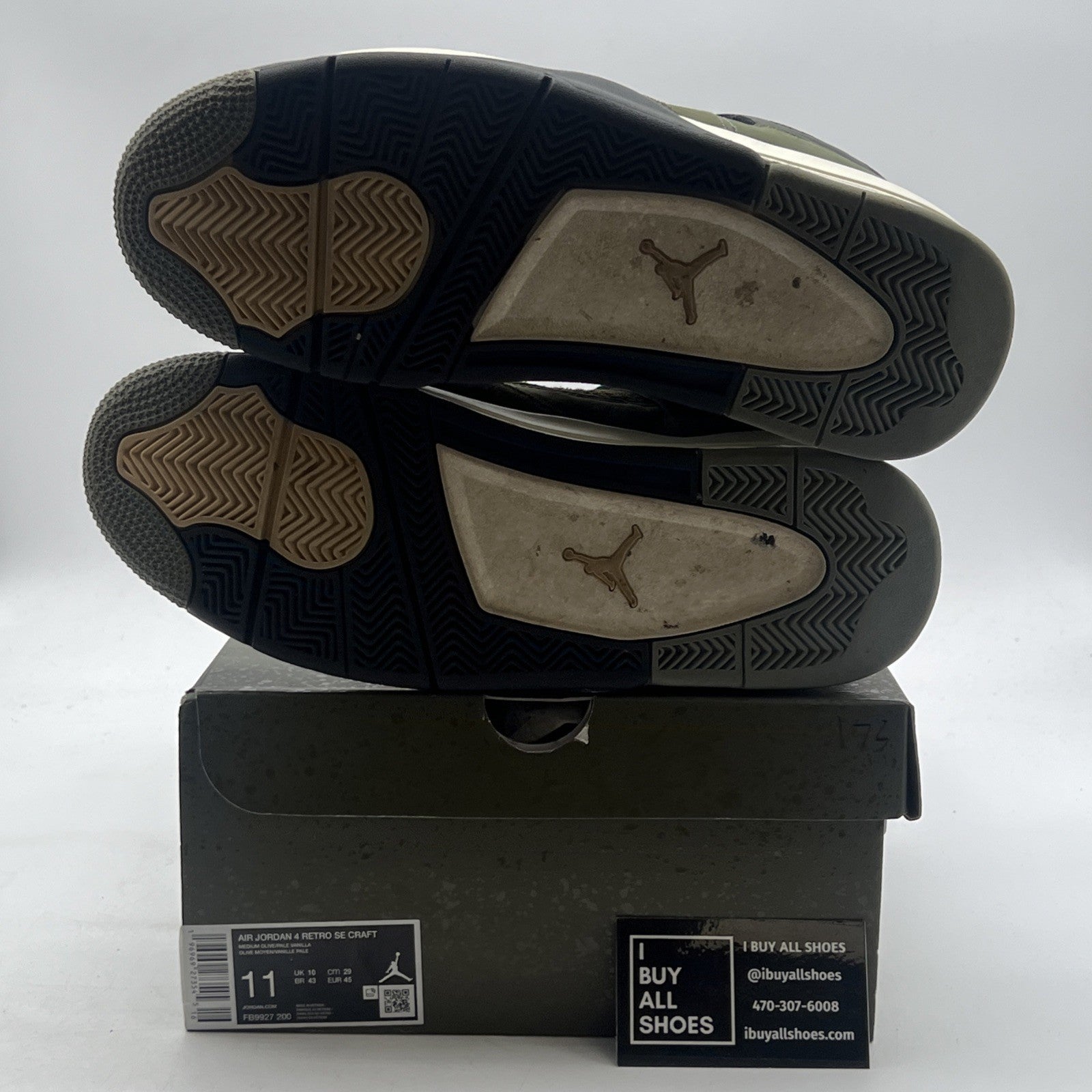 Size 11 - Air Jordan 4 SE Retro Low Craft - Olive (FB9927-200)