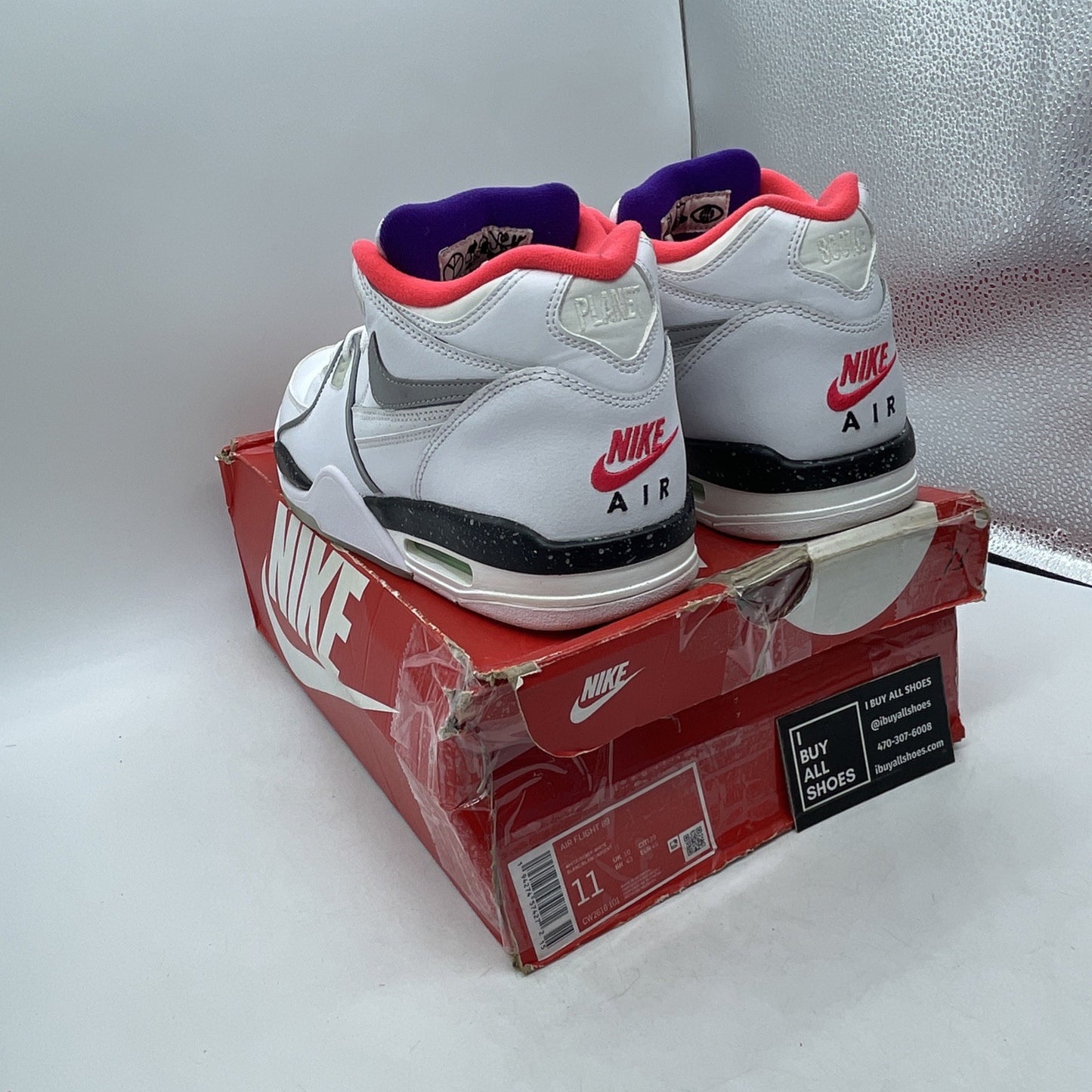 Size 11 - Nike Air Flight 89 Planet of Hoops (CW2616-101)
