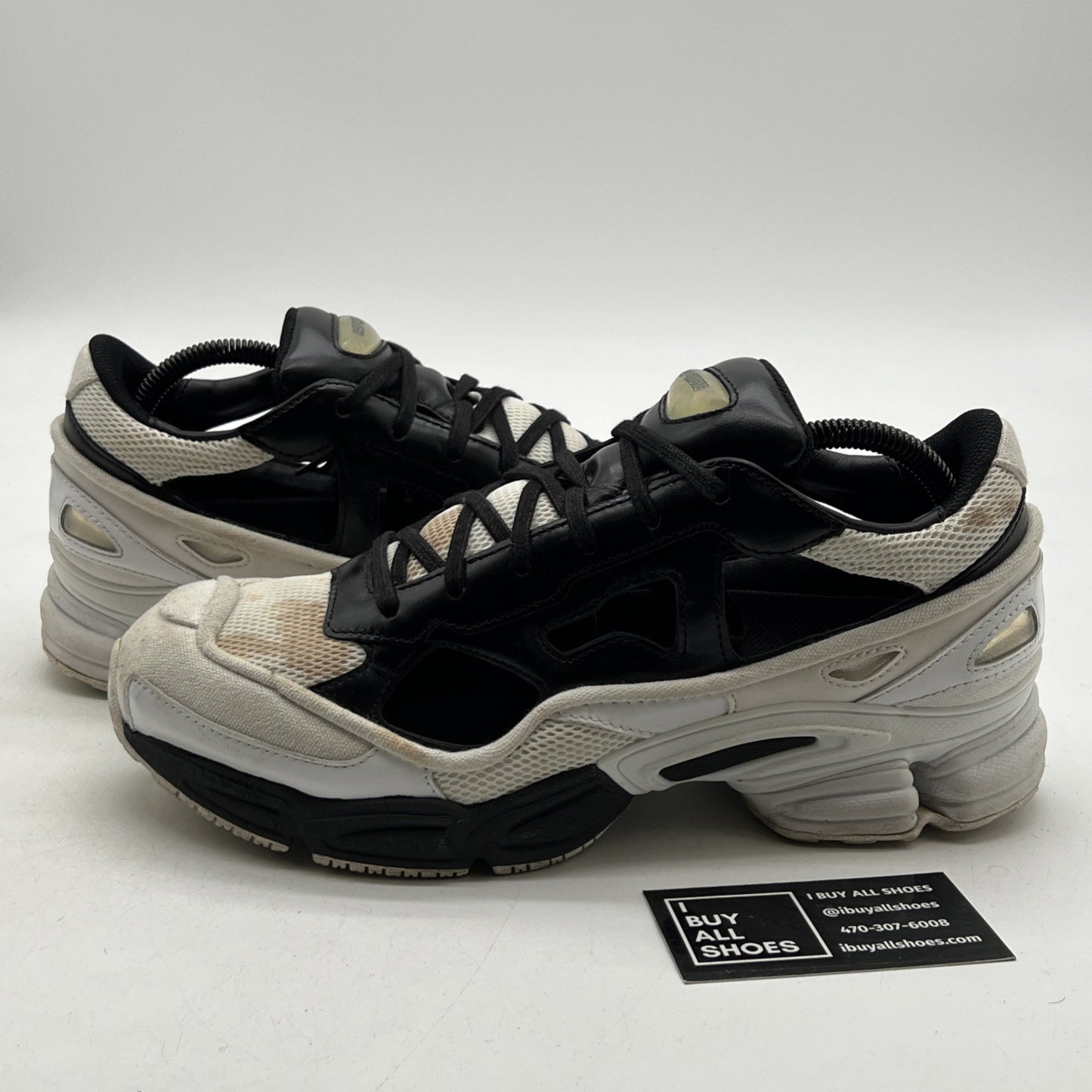 Size 8.5 - adidas Raf Simons x Replicant Ozweego Black Cream (BB7988)