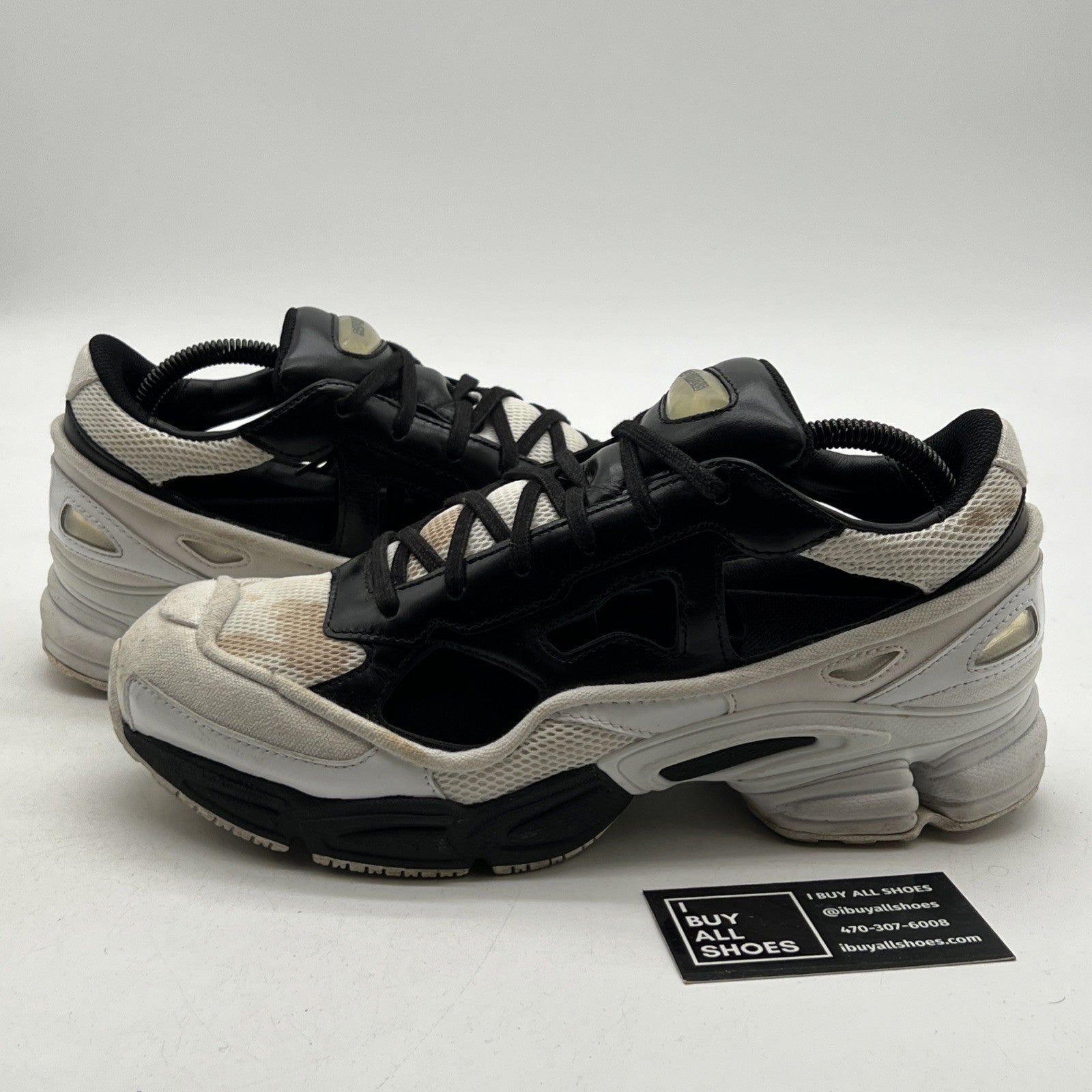 Size 8.5 - adidas Raf Simons x Replicant Ozweego Black Cream (BB7988)