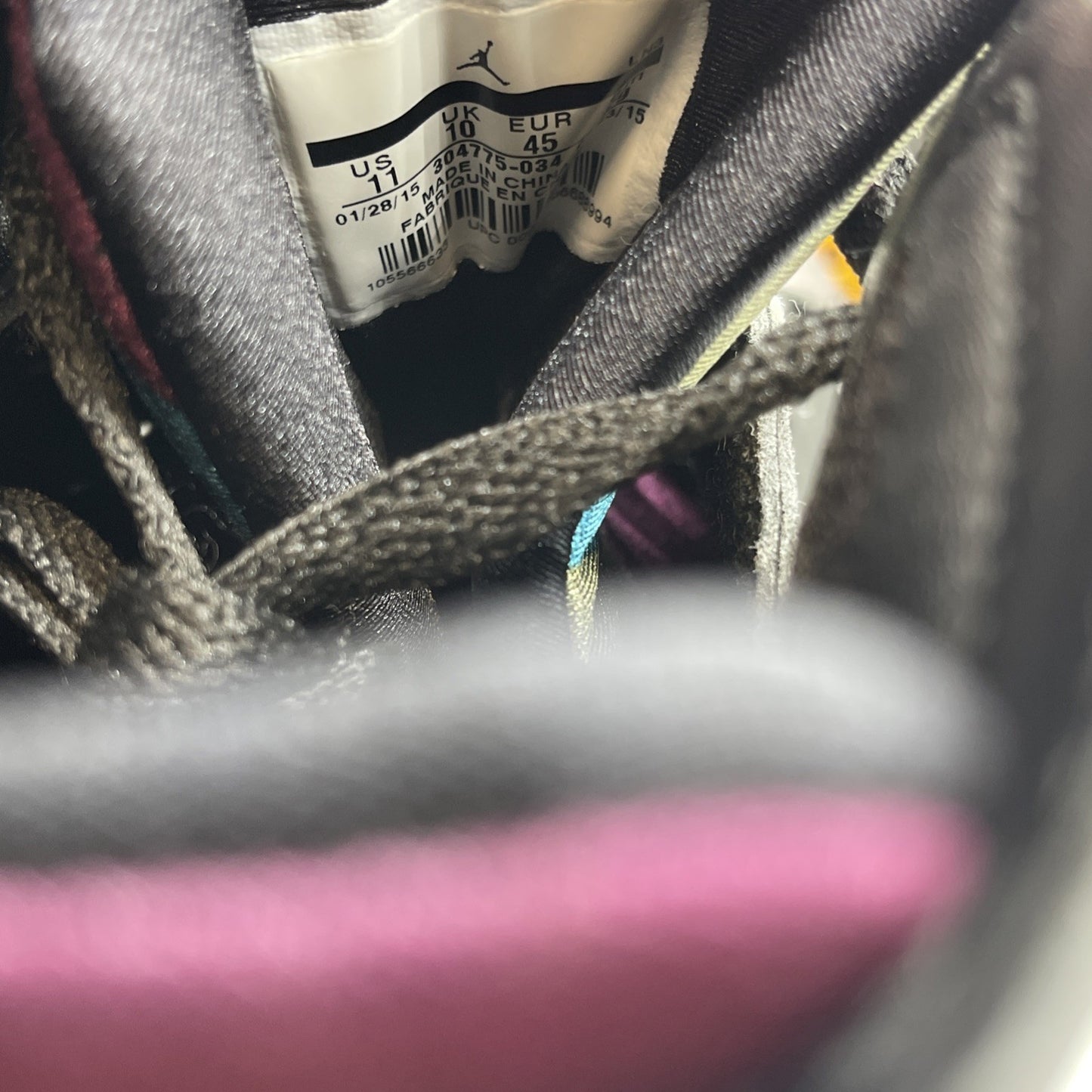 Size 11 - Jordan 7 Retro Bordeaux 2015