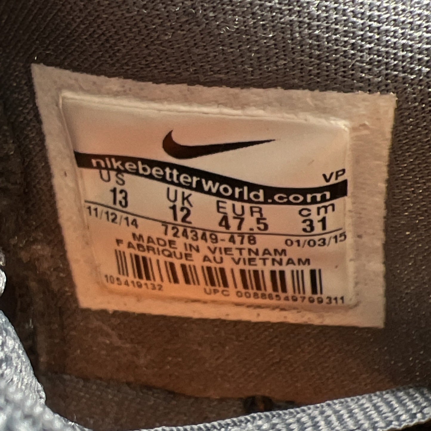 Size 13 - Nike KD 7 Elite Team - (724349-478)