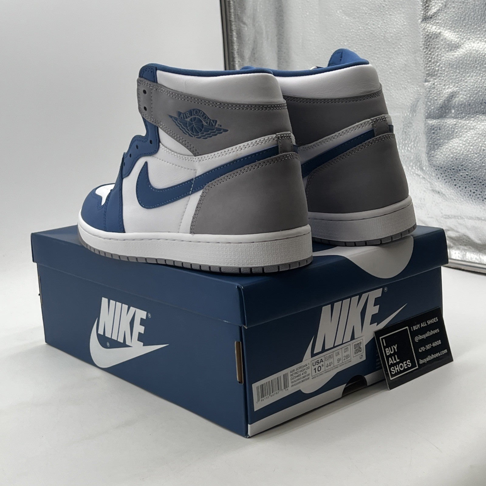 Size 10.5 - Air Jordan 1 Retro OG High True Blue (DZ5485-410)