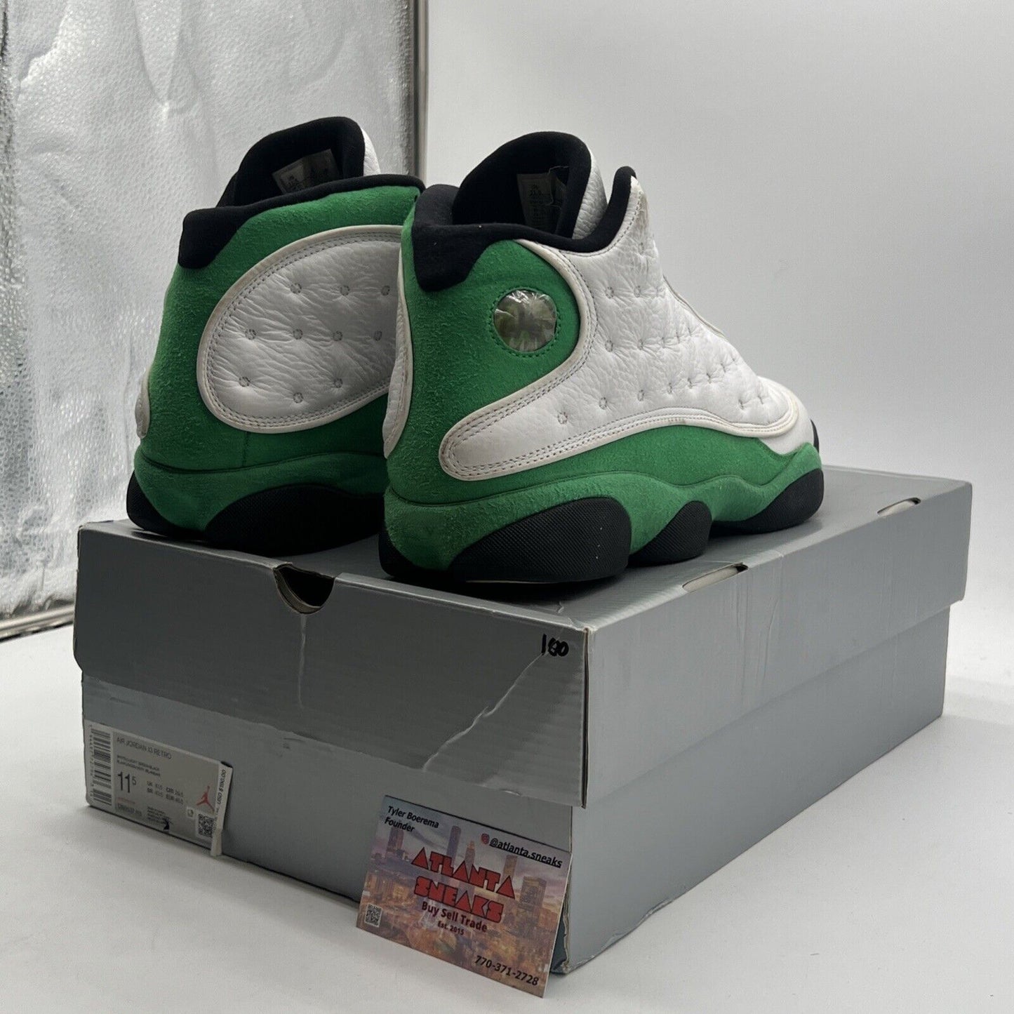 Size 11.5 - Air Jordan 13 Retro Lucky Green 2020 - (DB6537-113)