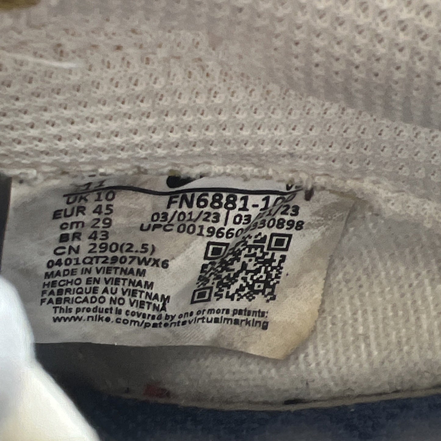 Size 11 - Nike Dunk Low Washed Denim (FN6881-100)