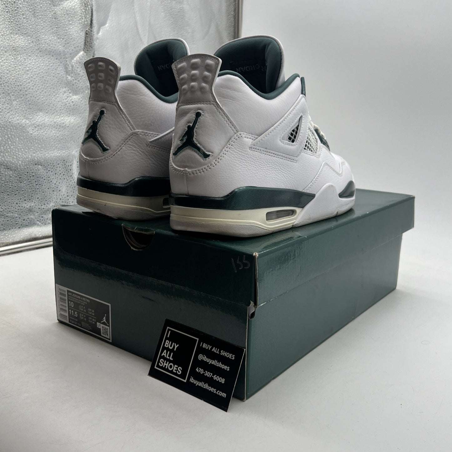 Size 10 - Air Jordan 4 Retro Oxidized Green (FQ8138-103)