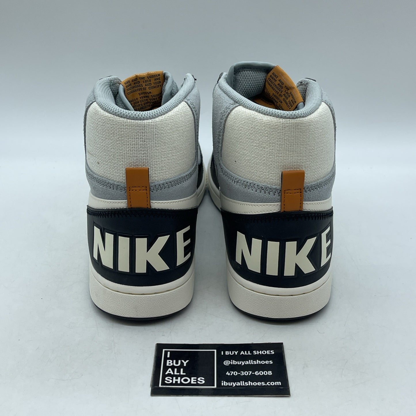 Size 12 - Nike Terminator High Black and Light Pumice (FJ4198-001)