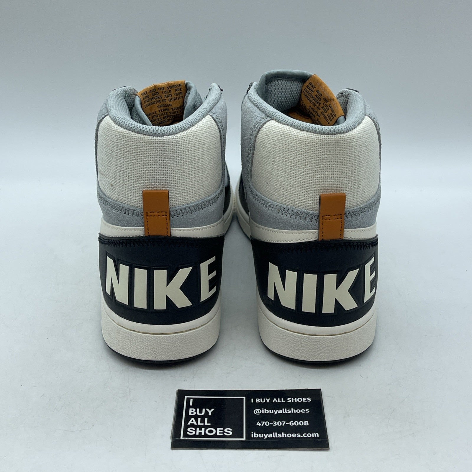 Size 12 - Nike Terminator High Black and Light Pumice (FJ4198-001)