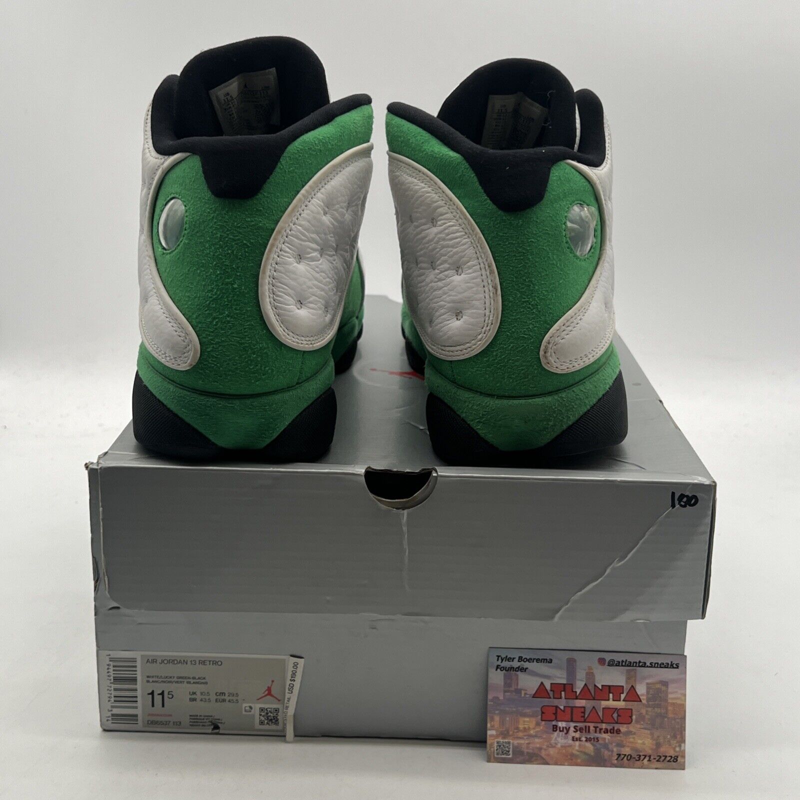 Size 11.5 - Air Jordan 13 Retro Lucky Green 2020 - (DB6537-113)