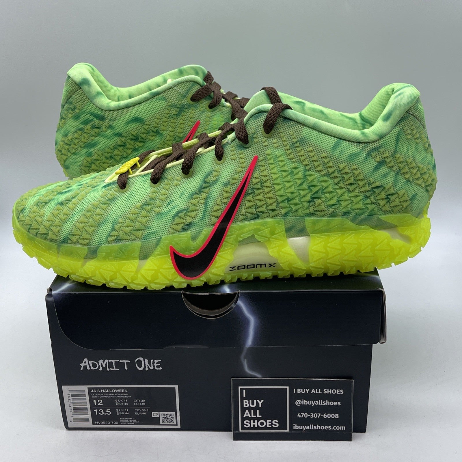 Size 12 - Nike Ja 3 Zombie (HV9923-700)