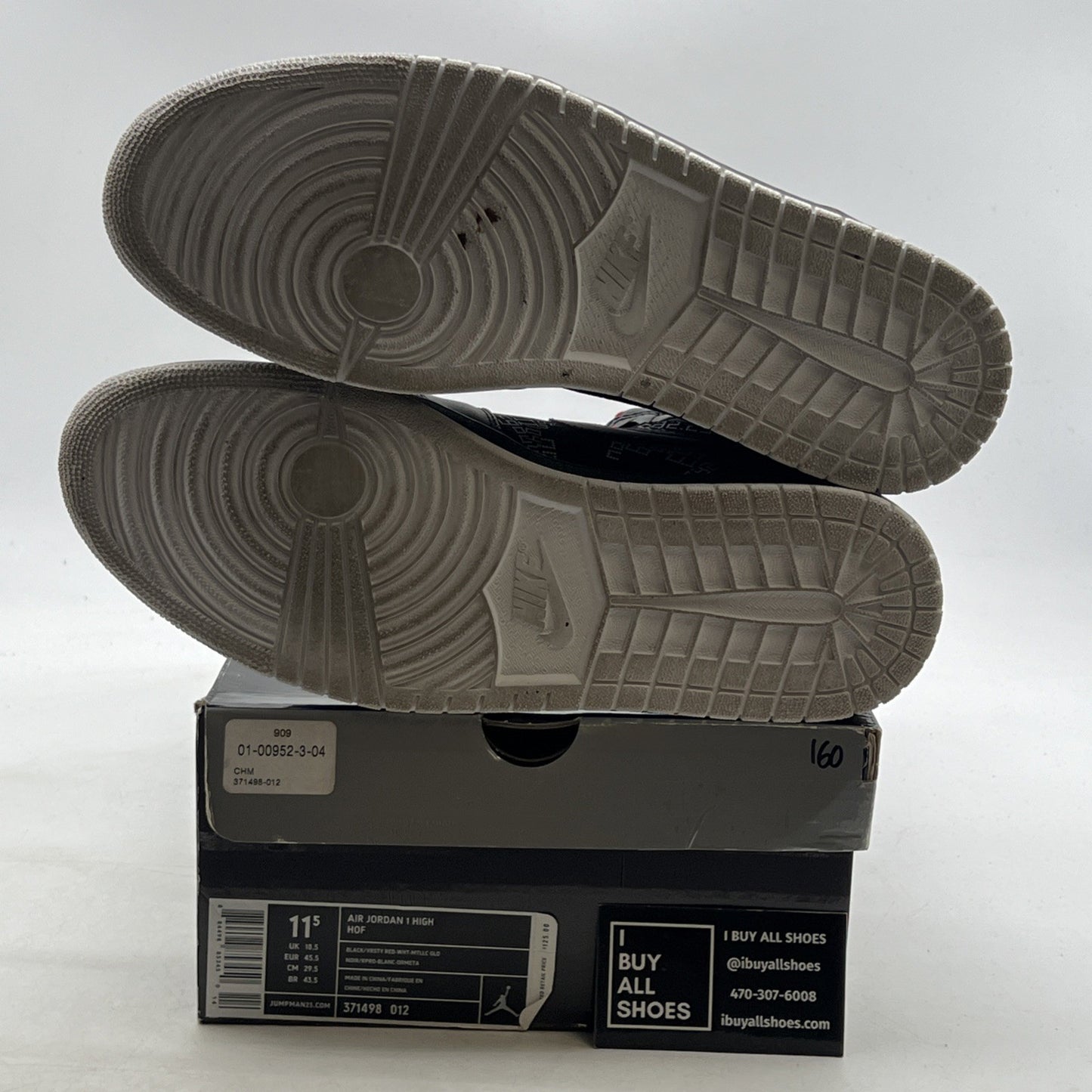 Size 11.5 - Air Jordan 1 Hof High Hall Of Fame (371498-012)