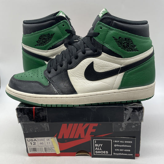 Size 12 - Air Jordan 1 Mid Pine Green (555088-302)