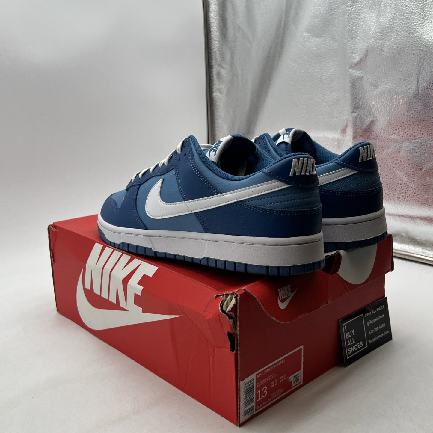 Size 13 - Nike Dunk Low Dark Marina Blue (DJ6188-400)