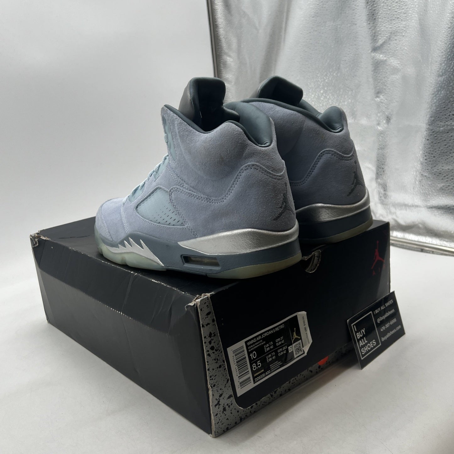 Size 10 - Air Jordan 5 Retro Blue Bird W (DD9336-400)
