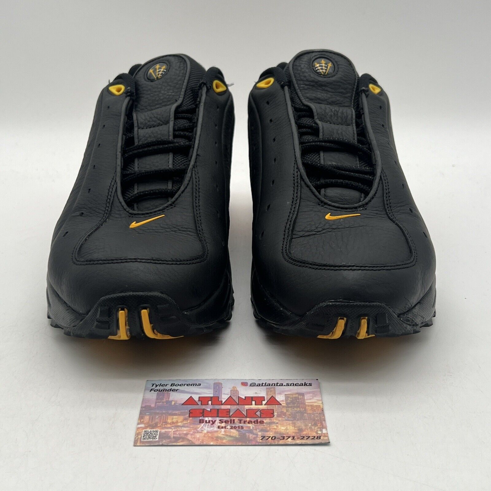 Size 12 - Nike NOCTA x Hot Step Air Terra Black University Gold (DH4692-002)