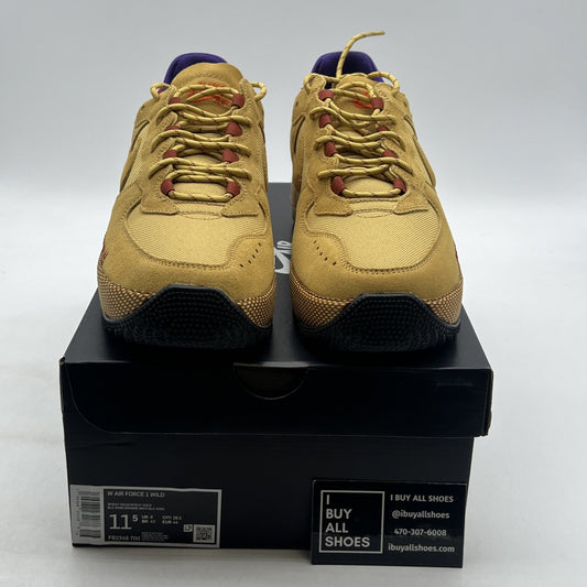 Size 11.5 - Nike Air Force 1 Wild Wheat Gold W (FB2348-700)