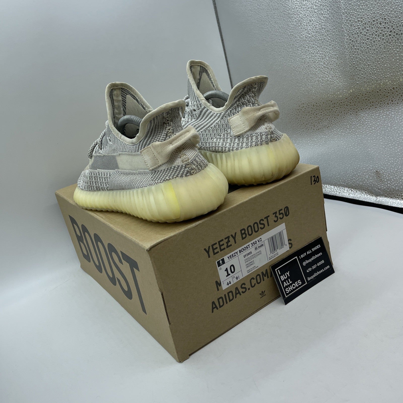 Size 10 - adidas Yeezy Boost 350 V2 2018 Low Static Non-Reflective (EF2905)