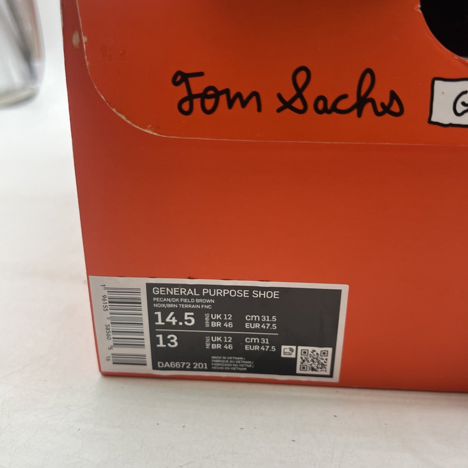 Size 14.5 - Nike x Tom Sachs NikeCraft General Purpose Shoes (DA6672-201)
