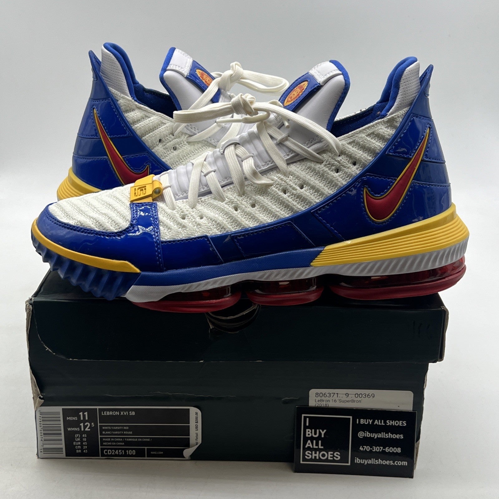 Size 11 - Nike LeBron 16 SuperBron (CD2451-100)