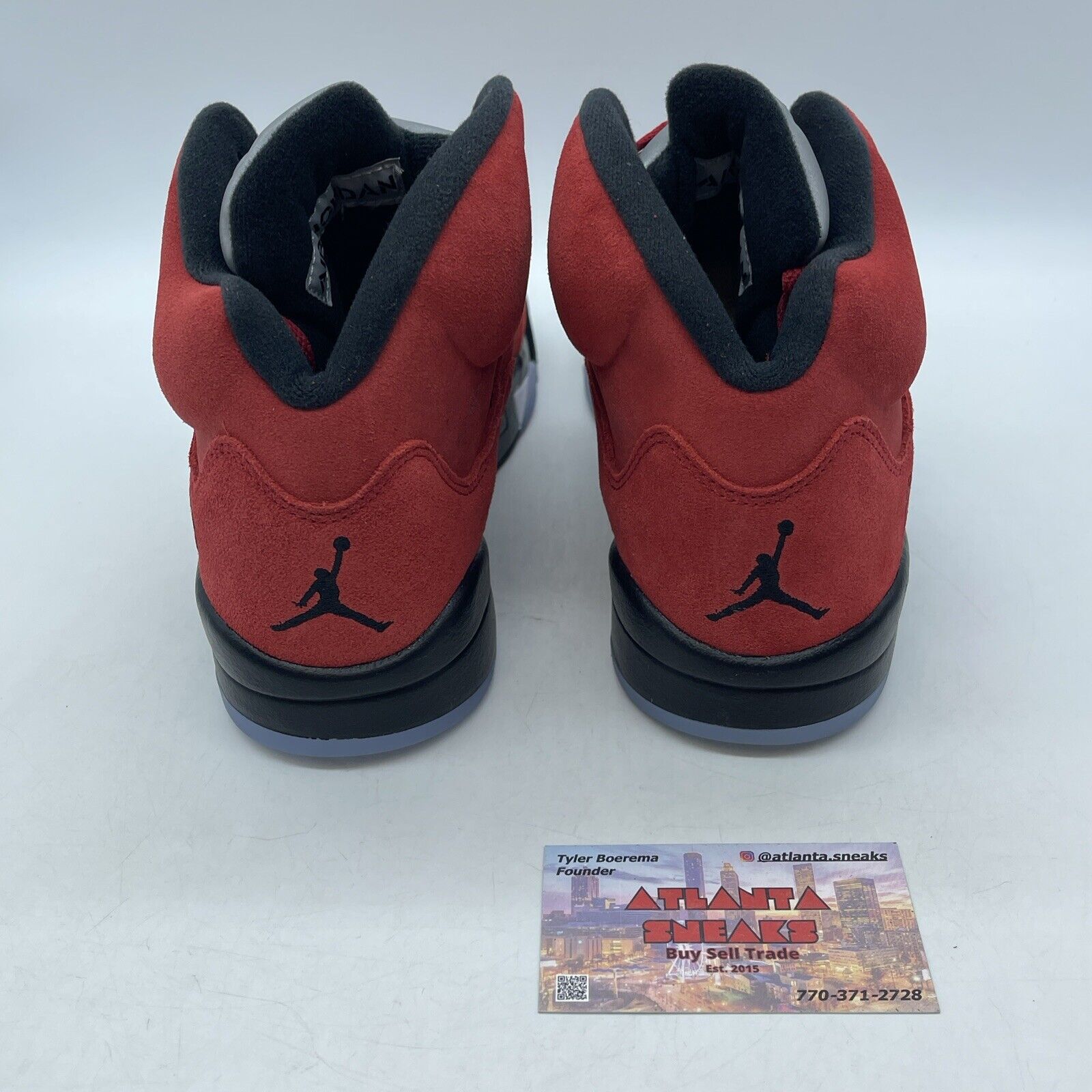 Size 8.5 - Jordan 5 Retro Mid Raging Bull Red Black Sliver. Wide (DD0587-600)