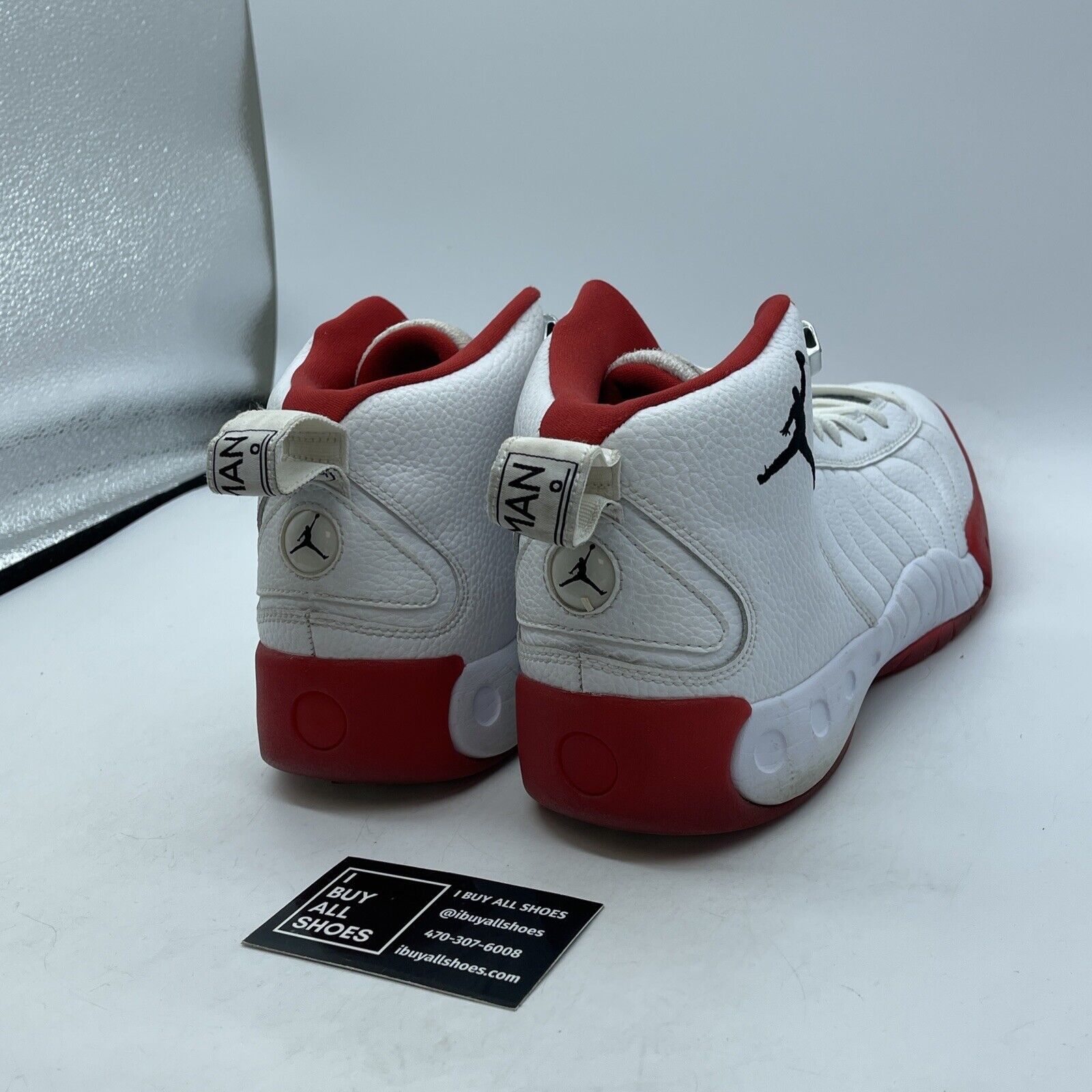 Size 11.5 - Jordan Jumpman Pro 2018 Cherry Red Black White Leather (906876-106)