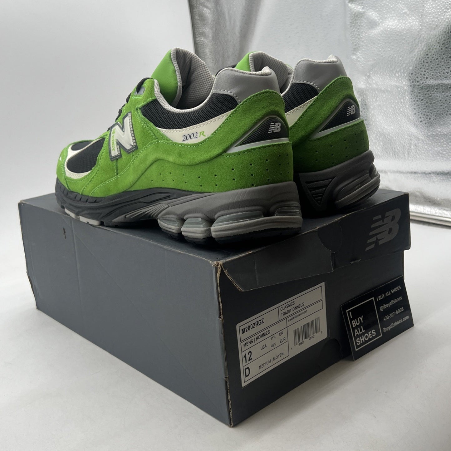 Size 12 - New Balance 2002R Good Vibes Pack - Green Apple (M2002RGZ)