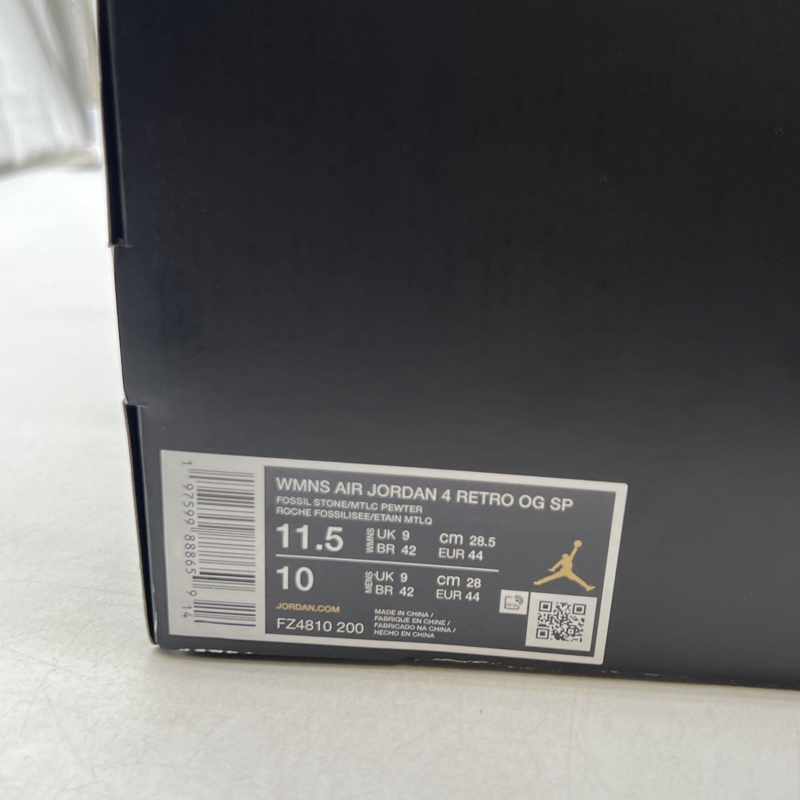 Size 11.5 - A Ma Maniére x Air Jordan 4 Retro While You Were Sleeping W