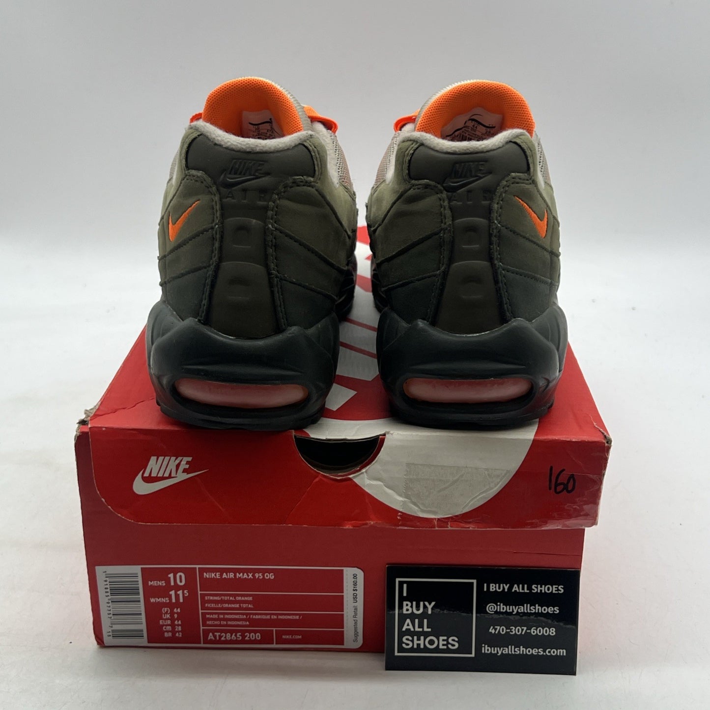 Size 10 - Nike Air Max 95 Neutral Olive (AT2865-200)