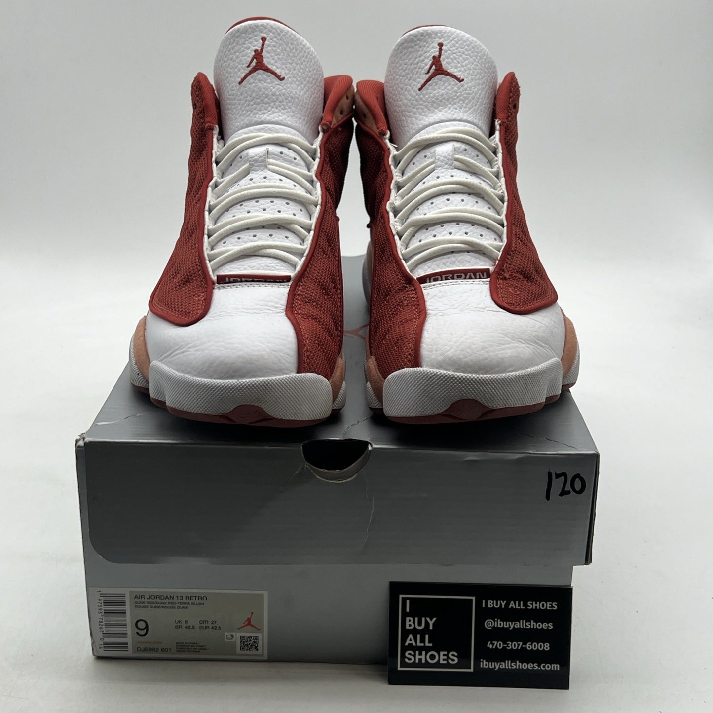 Size 9 - Air Jordan 13 Retro Dune Red (DJ5982-601)