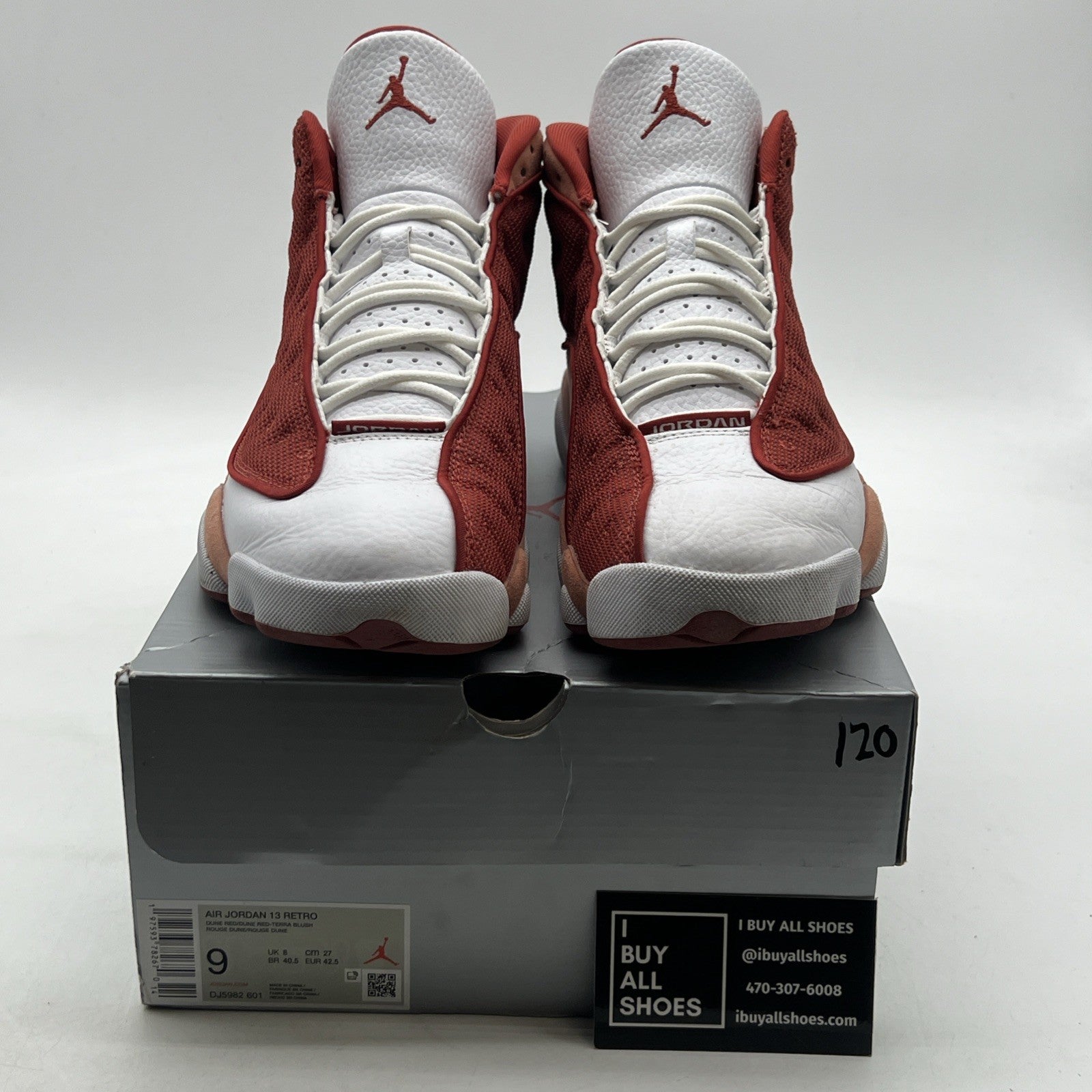 Size 9 - Air Jordan 13 Retro Dune Red (DJ5982-601)