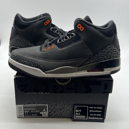 Size 11.5 - Air Jordan 3 Retro 2023 Mid Fear (CT8532-080)