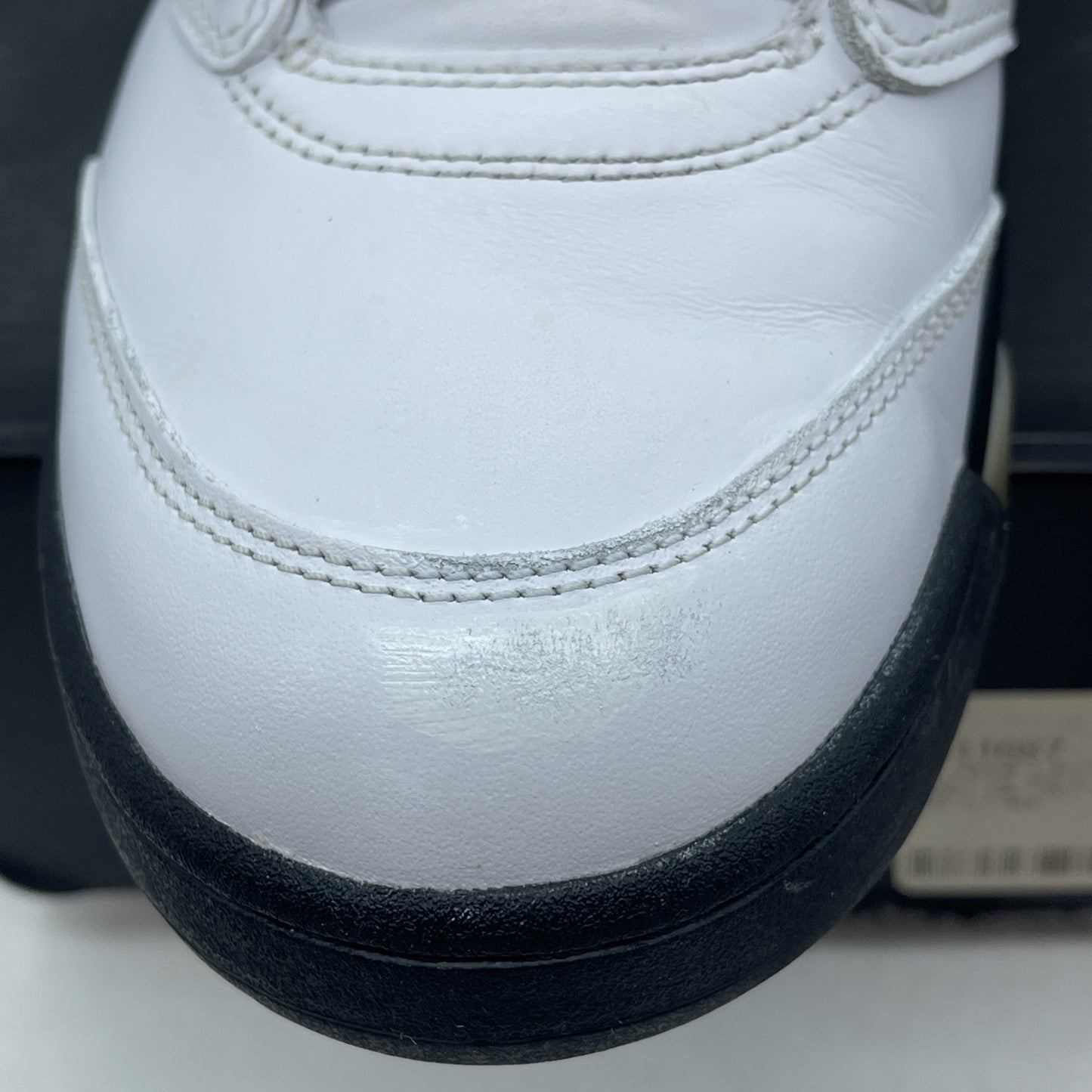 Size 9.5 - Air Jordan 5 Retro 2013 White Fire Red (136027-100)