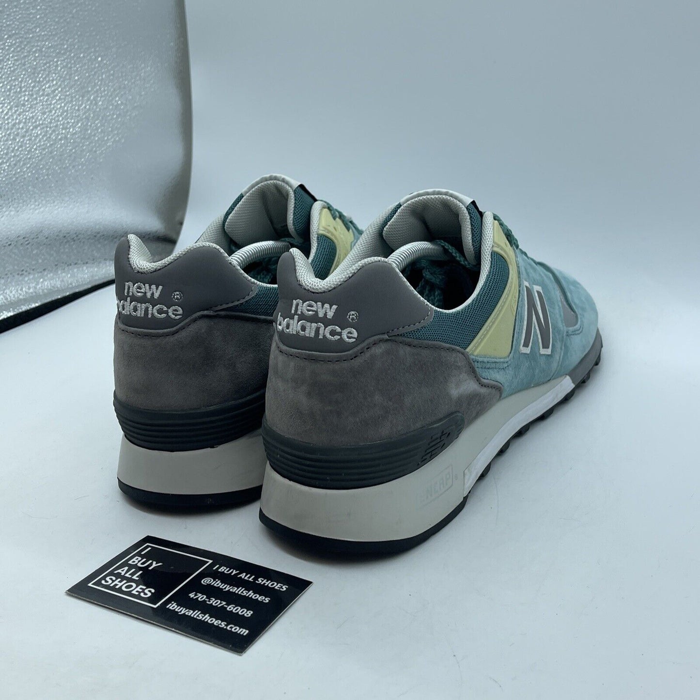 Size 12 - New Balance 577 Made in England English Tender - Sea Glass