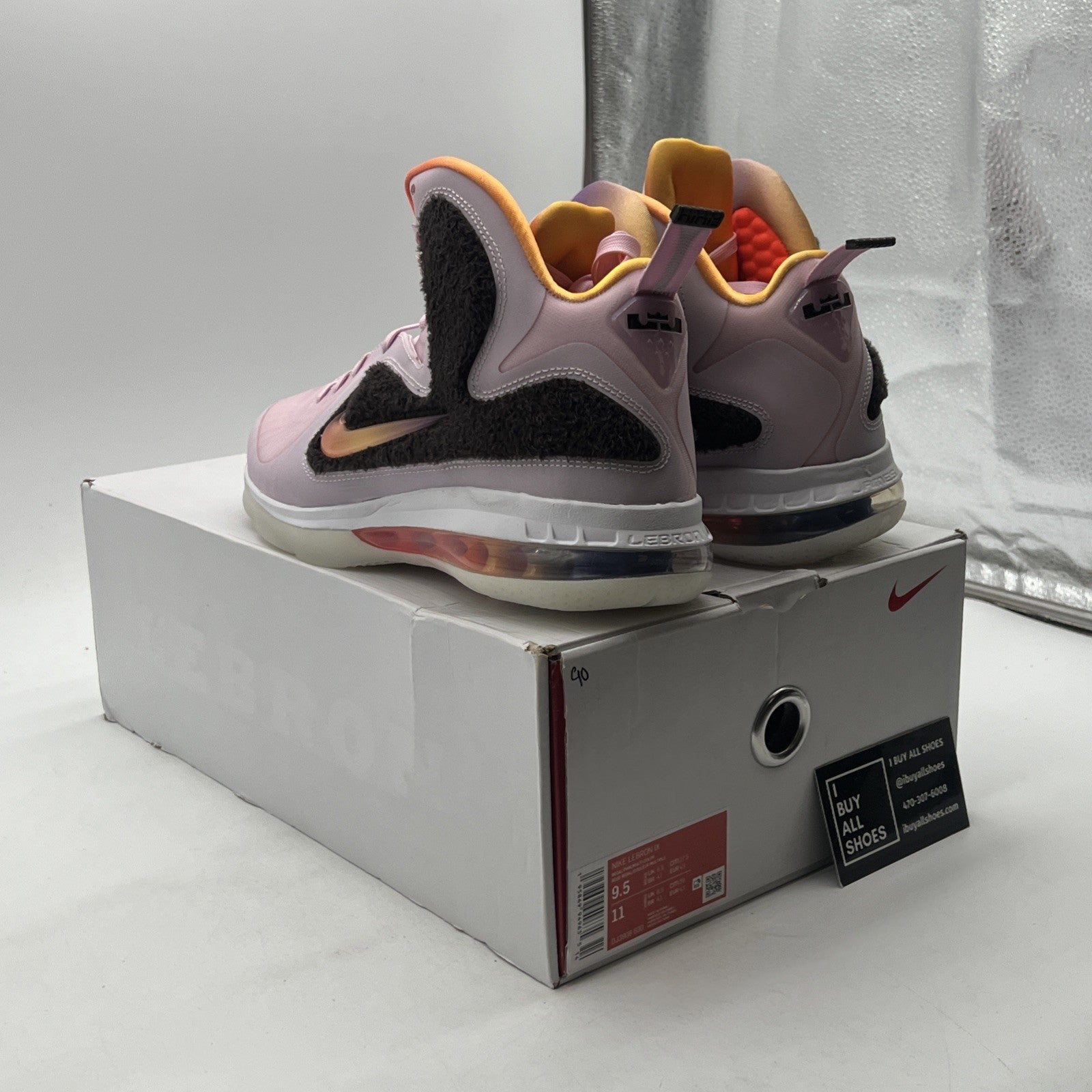 Size 9.5 - Nike LeBron 9 Regal Pink (DJ3908-600)