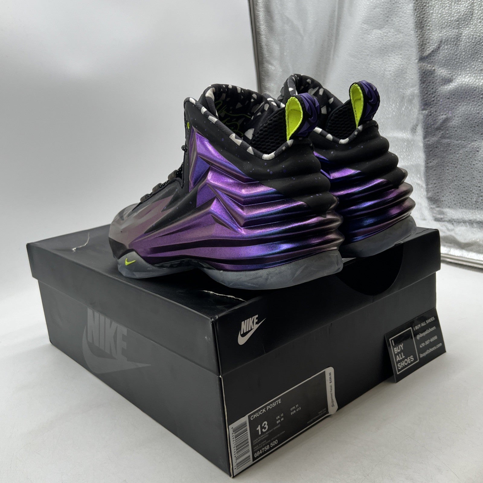 Size 13 - Nike Chuck Posite Cave Purple (684758-500)