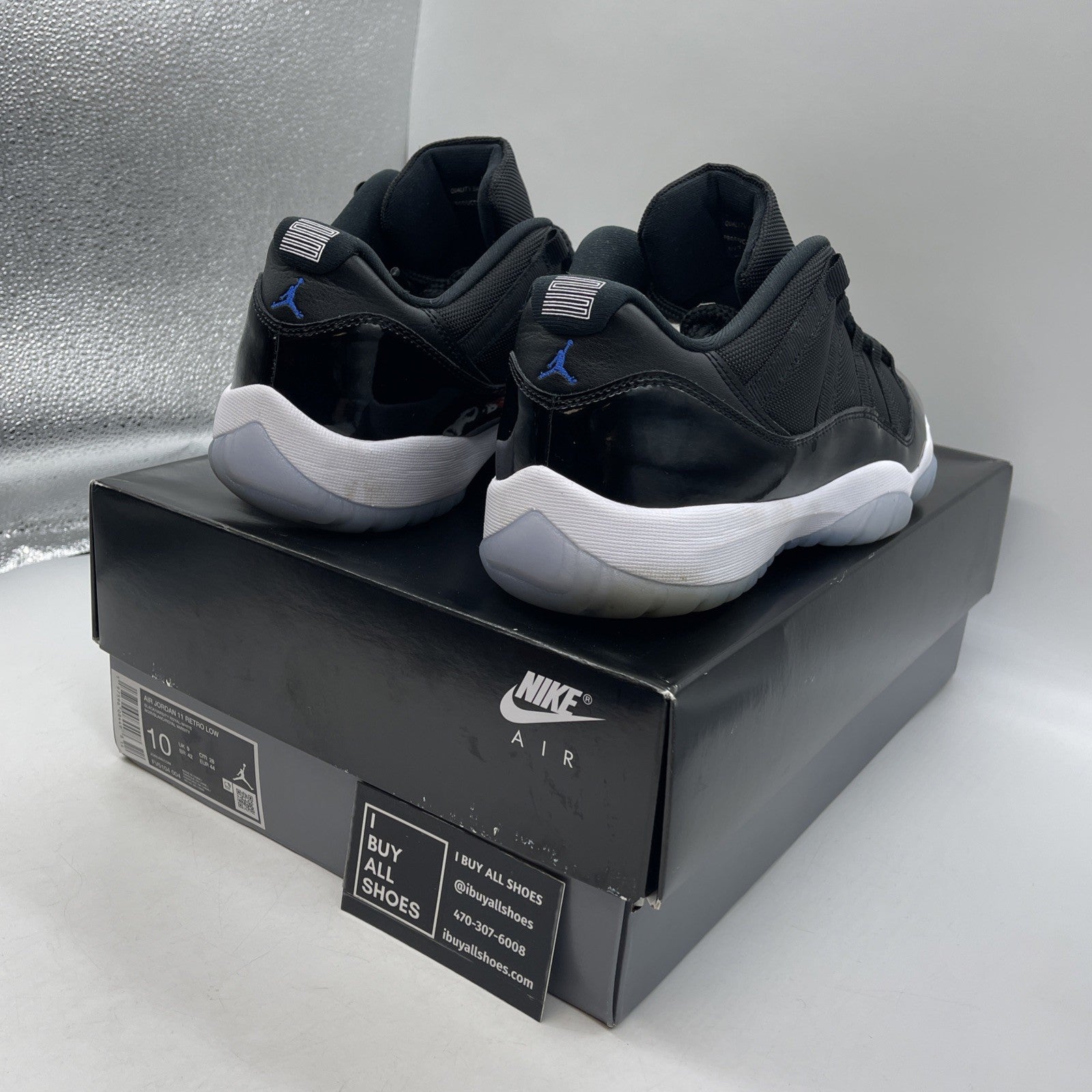 Size 10 - Air Jordan 11 Retro Low Space Jam (FV5104-004)
