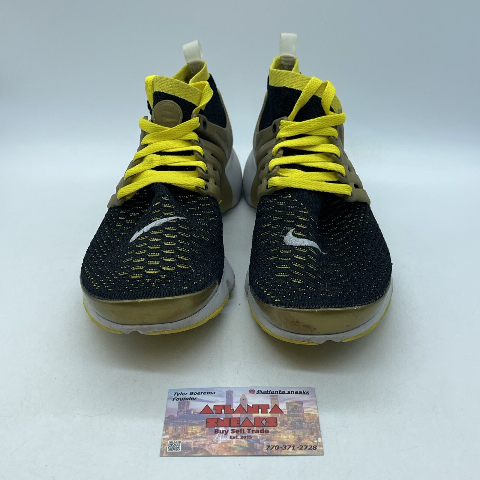 Size 10 - Nike Air Presto Ultra Flyknit Brutal Honey Black Suede (835570-007)