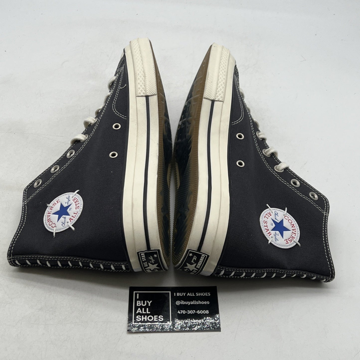 Size 12 - Converse × Slam Jam Chuck 70 Reconstructed Black Hi Top (164555C)